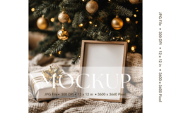 Photo Frame Mockup in Interior Room Studio Canvas Mockup_82 Product Image 1