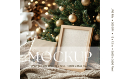 Photo Frame Mockup in Interior Room Studio Canvas Mockup_84 Product Image 1