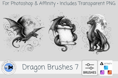 Photoshop Dragon Brushes 7 Product Image 3