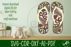 New Zealand jandles with designs 3 layer SVG laser cut file Product Image 2