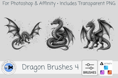 Photoshop Dragon Brushes 4 Product Image 3
