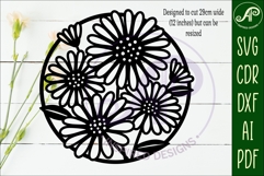 Daisy flowers wall art sign Product Image 2
