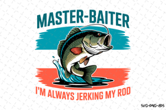 Master Baiter SVG Design| Fishing Svg | Fish Svg Product Image 1