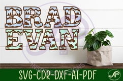 Fishing Alphabet SVG Fish Letters Product Image 2