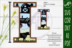 Farm Large I wall Letter 3 layer sign Product Image 2