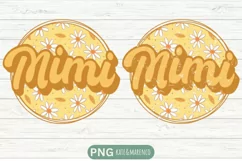 Mimi PNG | Mimi Flower PNG | Retro Mimi Sublimation Product Image 2