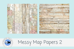 Messy Map Papers 2 Product Image 3