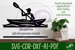 Male Kayak name wall art sign Product Image 2