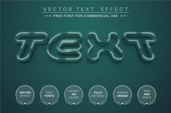 Dark green - editable text effect, font style Product Image 3