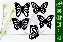 Butterfly silhouettes laser cut out 1 Product Image 2