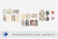 Americana Floral Junk Journal Folder Kit Product Image 2