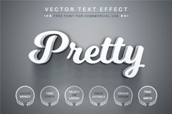 White Stone - Editable Text Effect Font Style Product Image 6