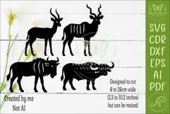 Safari Animal, African Wildlife Silhouettes 6 Product Image 2
