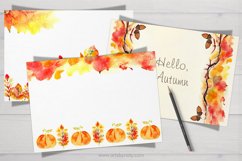 20 Autumn Watercolor Background for Fall Product Image 4