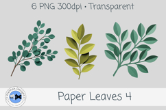 PNG Paper Leaves 4 Product Image 3