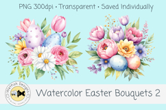 Spring Watercolor Easter Bouquets 2 Product Image 3