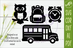 School Icons SVG Teacher Classroom Clipart 7 Product Image 2