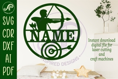 Archery name wall art sign Product Image 2