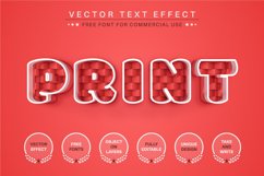 Red Brick - Editable Text Effect, Font Style Product Image 3