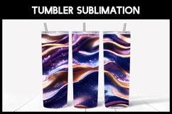 10 Purple Gradient Abstract Glitter Tumbler Seamless Tumbler Product Image 2