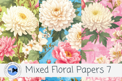 Mixed Floral Papers 7 Product Image 3