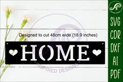 Home Word wall art sign, SVG file Product Image 2