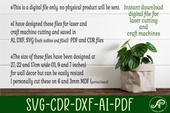 Butterfly designs wall art signs, SVG file. vector Product Image 2