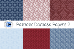 Patriotic Damask Papers 2 Product Image 3