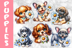 Cute Puppies Clipart Bundle | Dog Lover Adorable Print Product Image 2