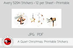 A Quiet Christmas Printable Stickers 1 Product Image 3