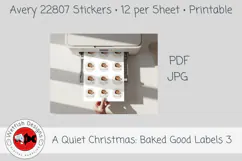 Christmas Baked Goods Printable Labels 3 Product Image 2