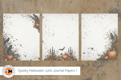 Spooky Halloween Junk Journal Papers 1 Product Image 3