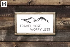 Mountain Svg, Mountain Silhouette Svg, Mountain Clip Art Product Image 2