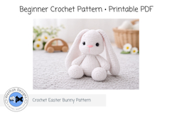 Beginner Crochet Easter Bunny PDF Pattern Product Image 2