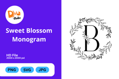 Sweet Blossom Monogram Product Image 1