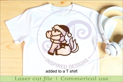 Christmas animals shapes laser cut wall art 4 Product Image 2
