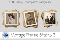 PNG Vintage Frame Stacks 3 Product Image 3