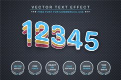 Slice paper - editable text effect, font style Product Image 5