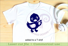 Cute little Ducks Silhouette laser cut wall art 2 Product Image 2