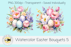 Spring Watercolor Easter Bouquets 5 Product Image 3