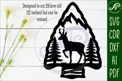 Arrowhead Pronghorn animal wall sign Product Image 2