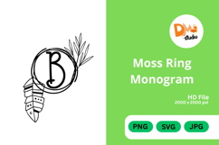 Moss Ring Monogram Product Image 1