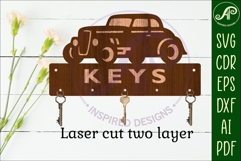 Hot rod Key holder designs Product Image 2