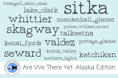 Alaska Travel Word Art PNG Clipart Product Image 3