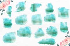 Green Watercolor Splotches Product Image 2