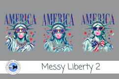 Messy Liberty PNG Clipart 2 Product Image 3