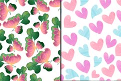 Watercolor Flower Seamless Pattern Product Image 4