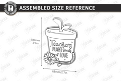 Valentine’s Teacher Gift Laser Cut|Teacher’s Day|School SVG Product Image 2