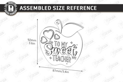 Valentine’s Teacher Gift Laser Cut|Teacher’s Day|School SVG Product Image 2