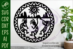 Kokopelli wall art sign, SVG file Product Image 2